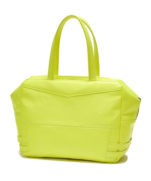 LEATHER RIDERS BAG Fluorescent
